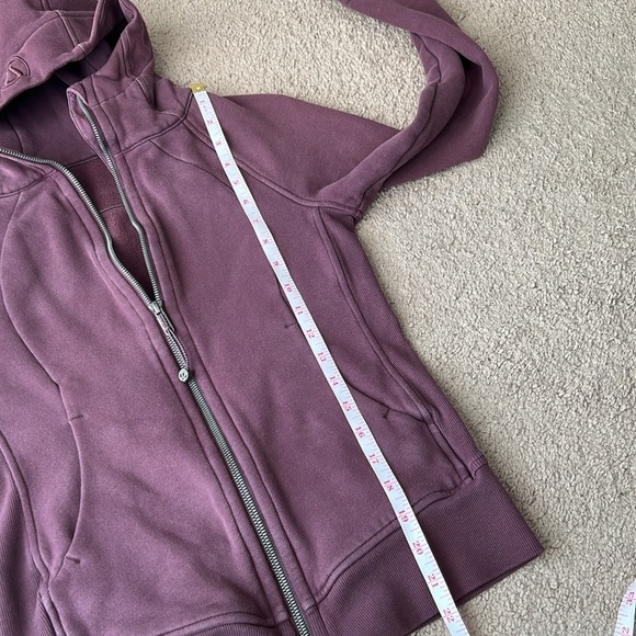 Lululemon Scuba Hoodie Light Cotton Fleece Cherry Cola - Picture 10 of 11